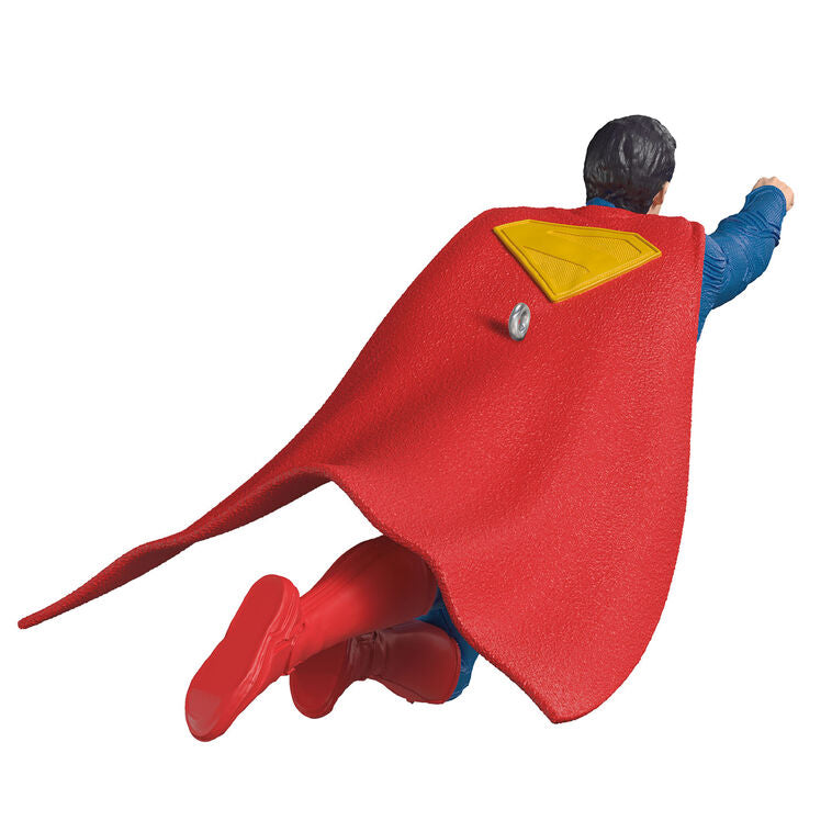 Superman ornament, DC Comics hero in blue and red suit, flying pose, Hallmark Keepsake, Christmas tree decoration, Man of Steel collectible.