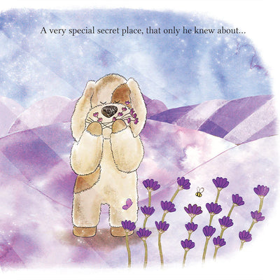 Warmies Special Secret Place board book with soft padded cover and rounded edges, perfect for introducing toddlers to reading in a cozy setting.