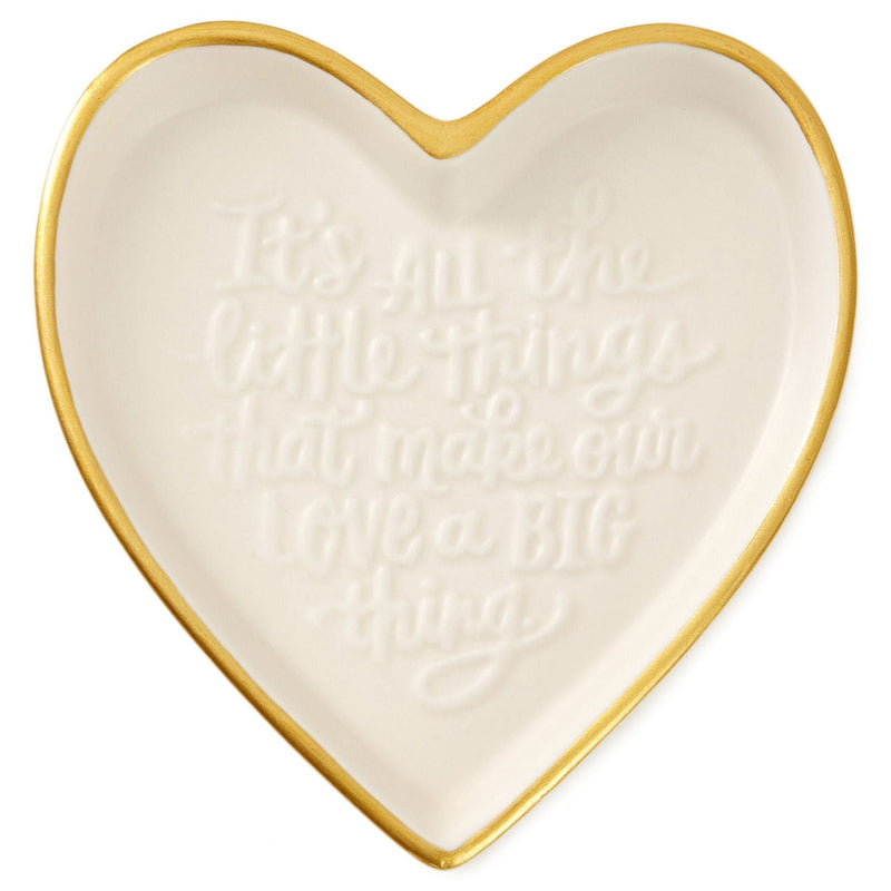 All the Little Things Heart-Shaped Trinket Dish