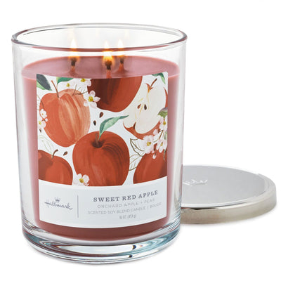 Sweet Red Apple 3-Wick Jar Candle, 16 oz.