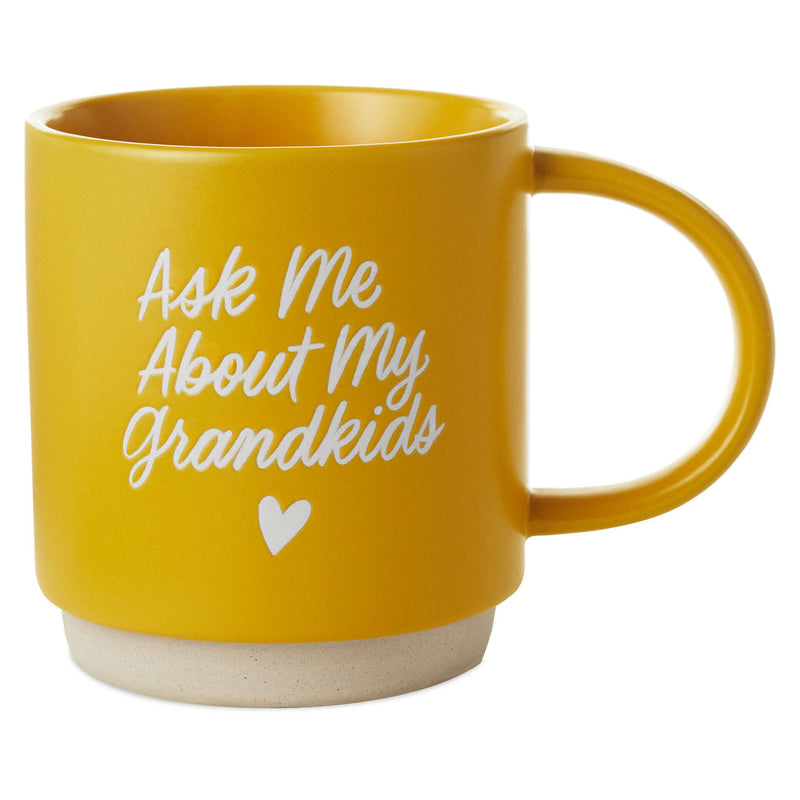 Ask Me About my Grandkids Mug