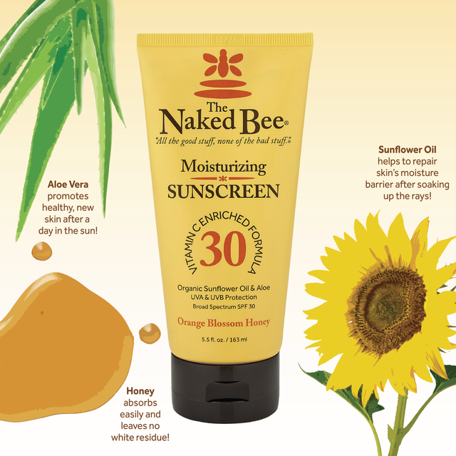 Orange Blossom Honey SPF 30 Moisturizing Sunscreen 5.5 oz