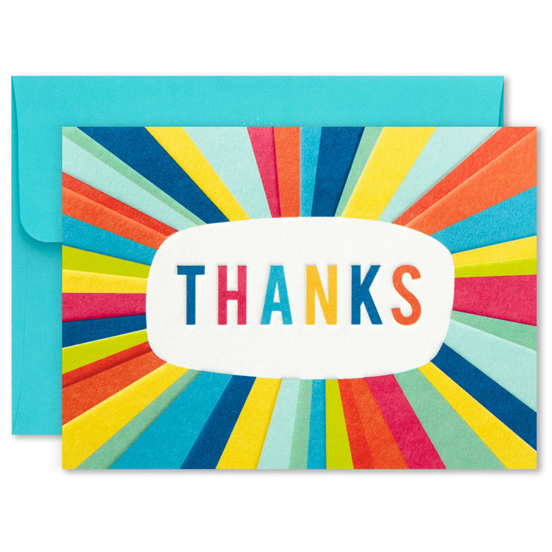 Assorted Modern Lettering Blank Note Cards, Box of 24