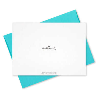 Assorted Modern Lettering Blank Note Cards, Box of 24