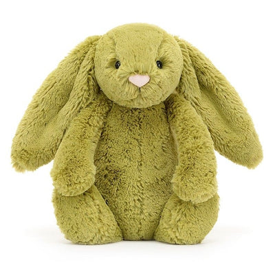 Green stuffed bunny rabbit by Jellycat Bashful Bunny Moss Green