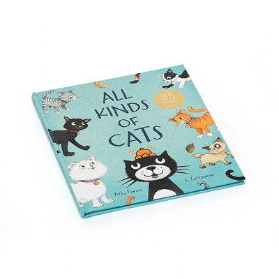 Children's book cover, "All Kinds of Cats" by Kitty Craven