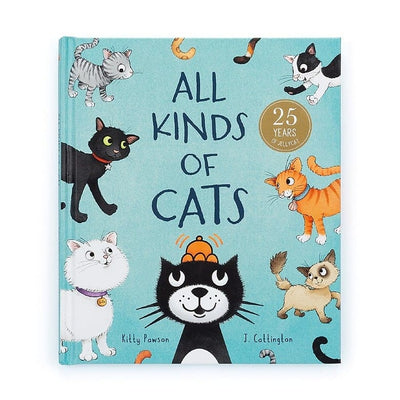Children's book cover, "All Kinds of Cats" by Kitty Craven