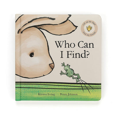 Who Can I Find?” children’s book cover by Kirsten Irving and Penny Johnson.