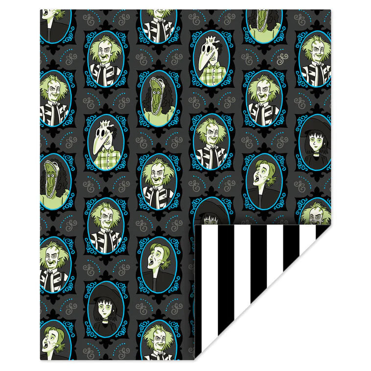 Beetlejuice™ Glow-in-the-Dark Throw Blanket, 50x60