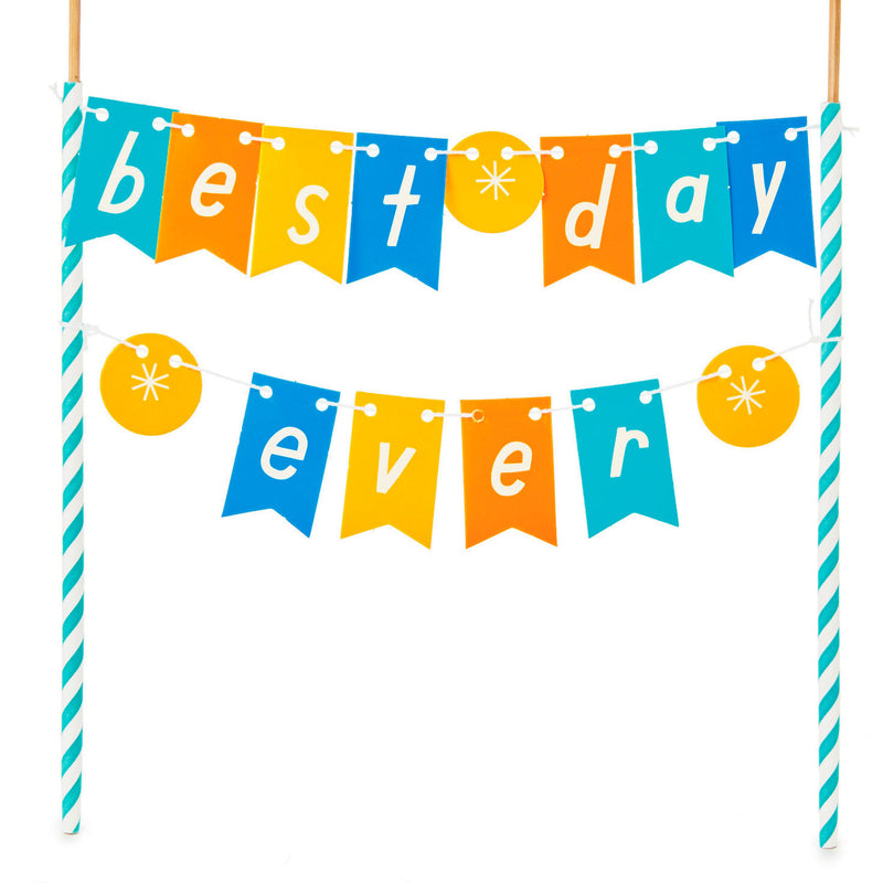 Best Day Ever Cake Bunting Decoration