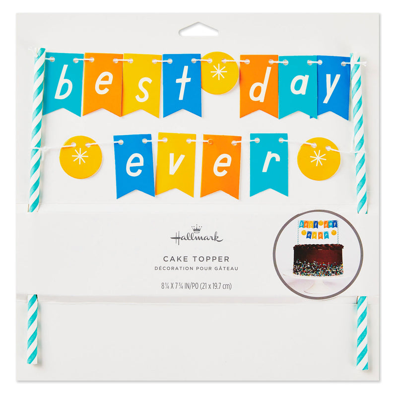 Best Day Ever Cake Bunting Decoration