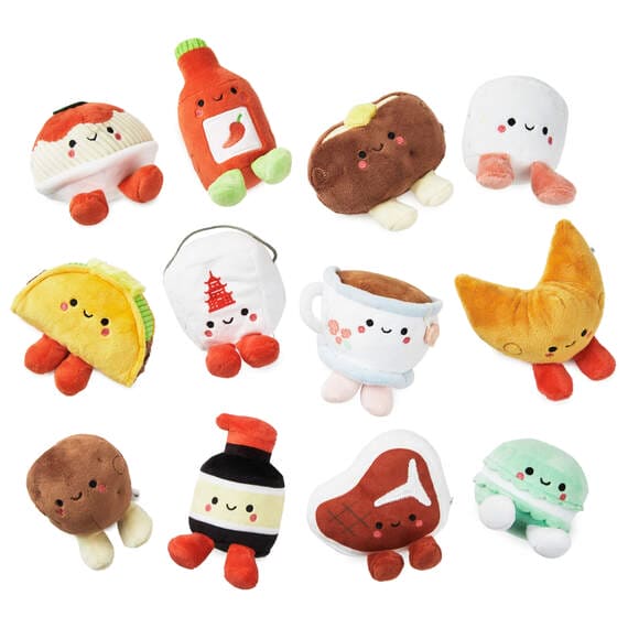 Better Together Series 3 Mini Mystery Box featuring one surprise food-themed plush character with magnetic connection.
