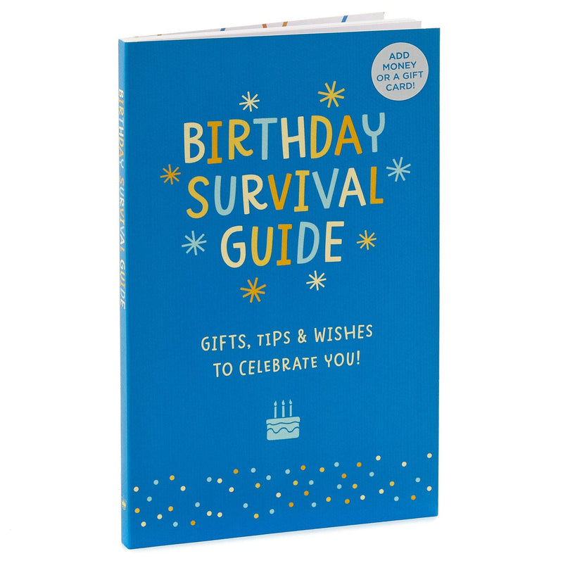 Birthday Survival Guide Book And Gift Card Holder