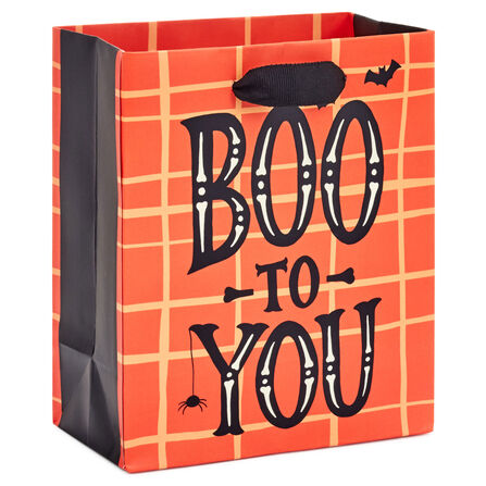 6.5" Boo to You Small Halloween Gift Bag
