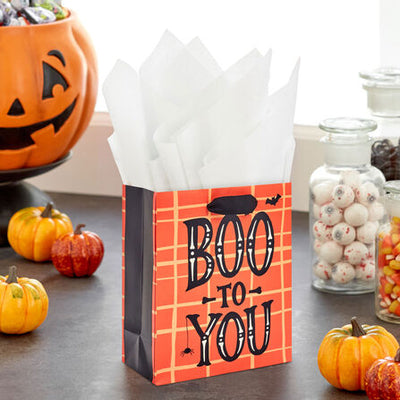 6.5" Boo to You Small Halloween Gift Bag