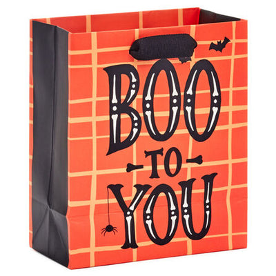 6.5" Boo to You Small Halloween Gift Bag