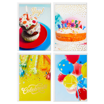 Birthday Icons Boxed Birthday Cards Assortment, Pack of 12