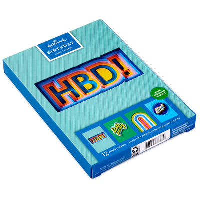 Happy Celebrations Boxed Birthday and Congratulations Cards Assortment, Pack of 12