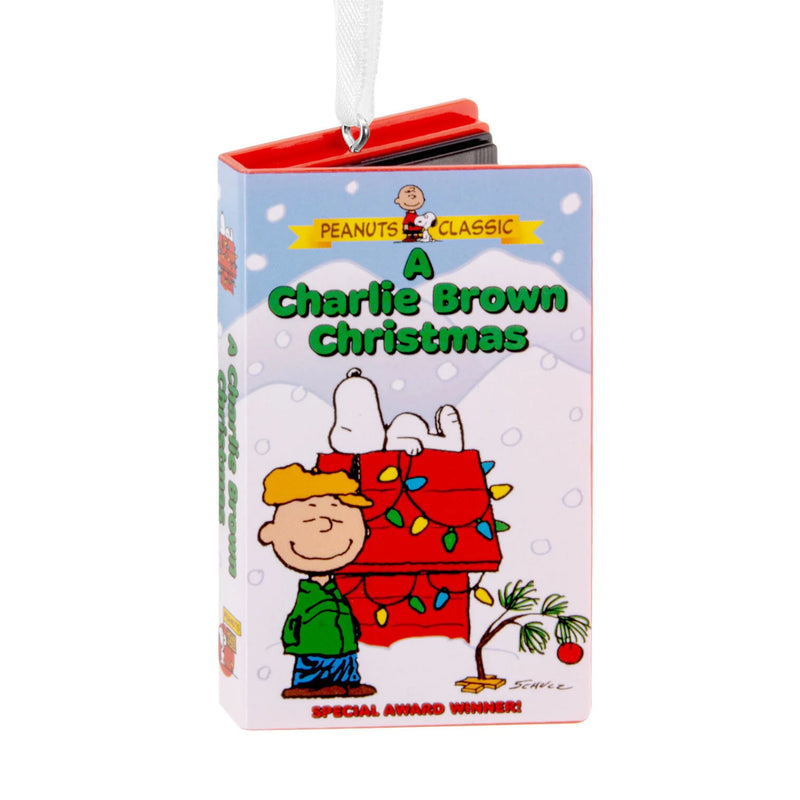 Peanuts® A Charlie Brown Christmas Retro Video Cassette Case Ornament