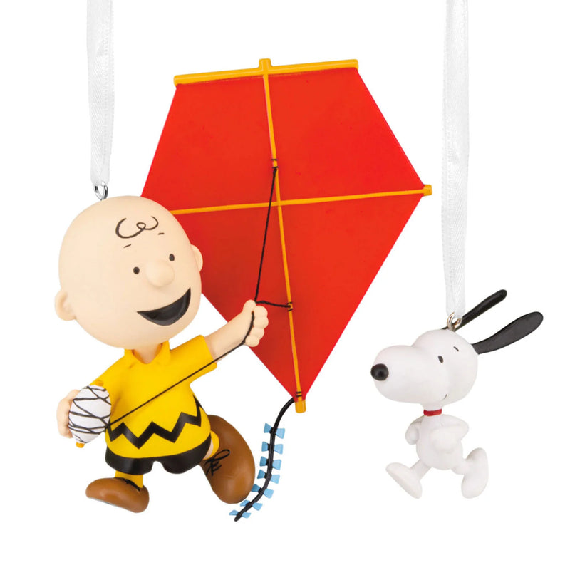 Peanuts® 75th Anniversary Charlie Brown and Snoopy Ornaments, Set of 2
