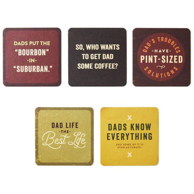 Cheers to a Great Dad Coaster Book