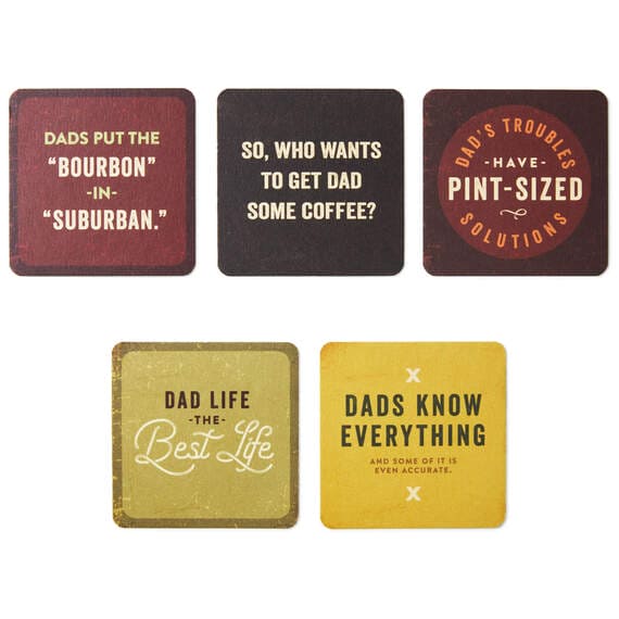 Cheers to a Great Dad Coaster Book
