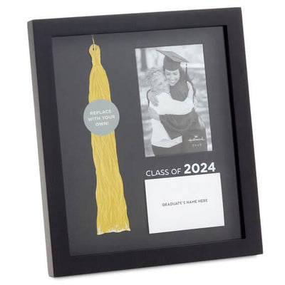Hallmark Class of 2024 graduation tassel holder and picture frame