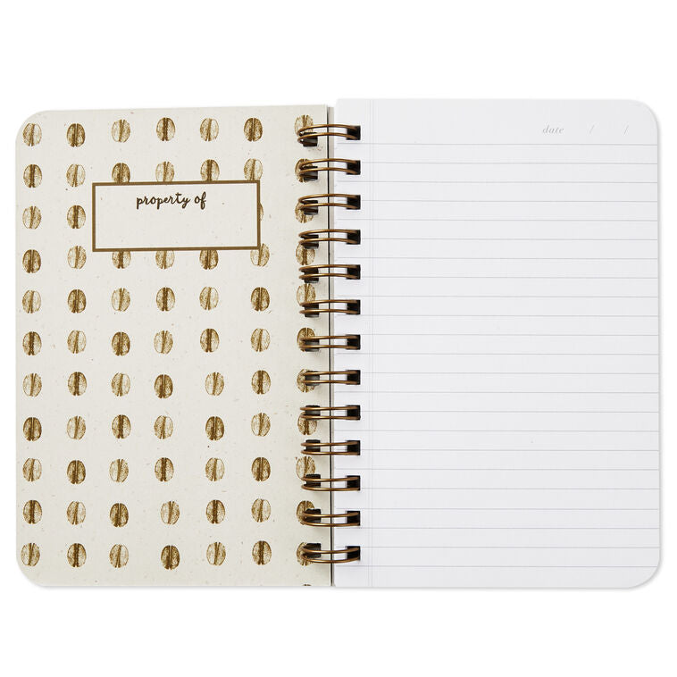 Coffee Assisted Spiral Notebook