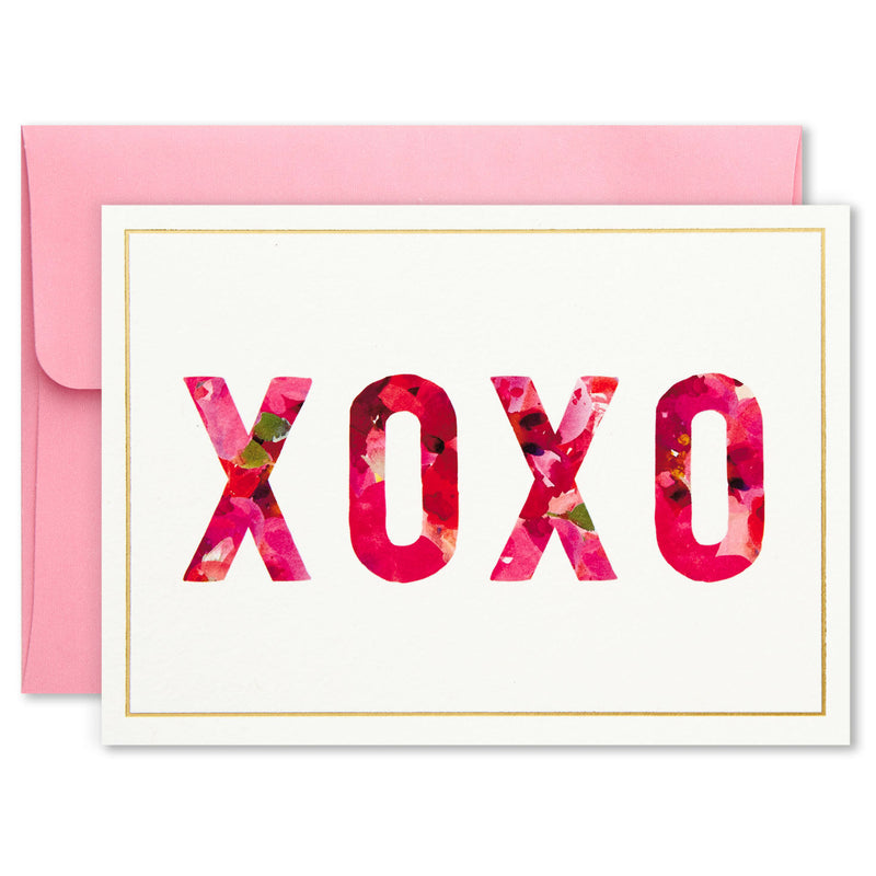 Hallmark blank note cards boxed set with butterfly, dog, stripes, flowers, bold lettering, and foil accents, pack of 24