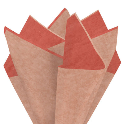 Solid Coral/Peach/Ivory 3-Pack Assortment Tissue Paper, 12 sheets