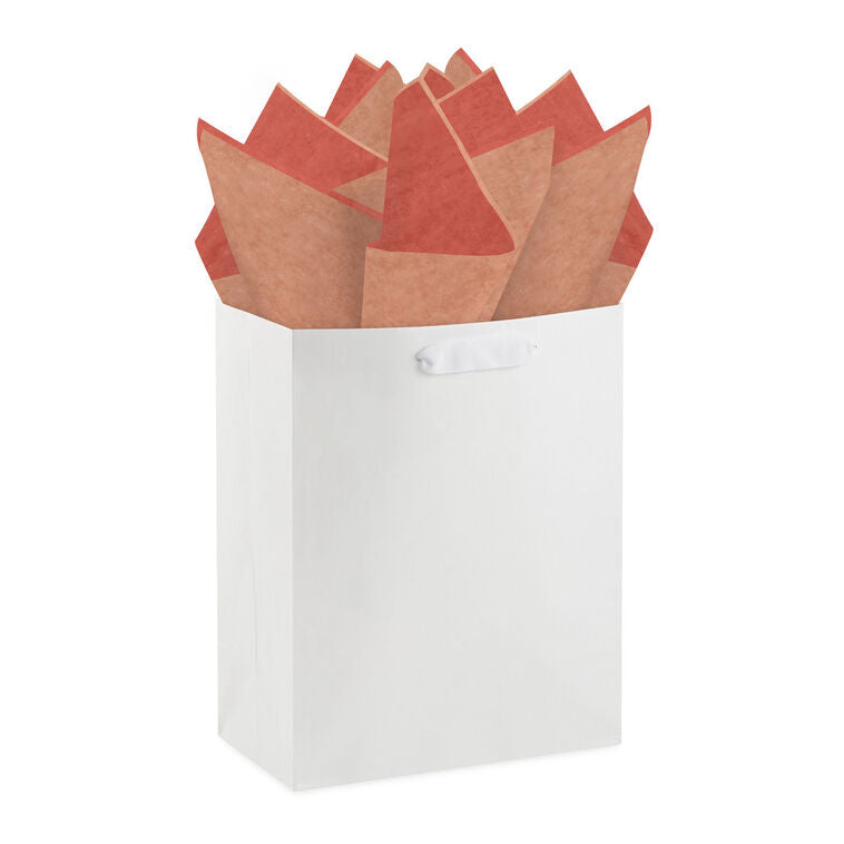 Solid Coral/Peach/Ivory 3-Pack Assortment Tissue Paper, 12 sheets