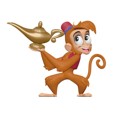 Abu the monkey from Disney’s Aladdin holding the magic lamp in a festive Christmas tree ornament