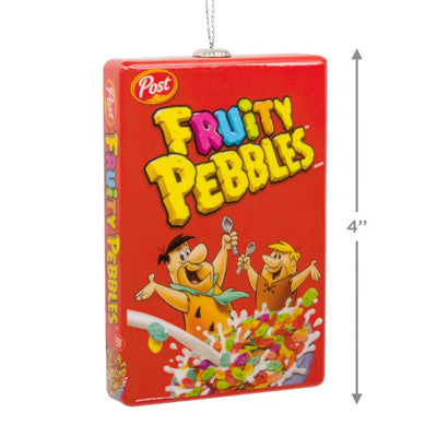 Post Flintstones Fruity Pebbles Cereal Shatterproof Ornament