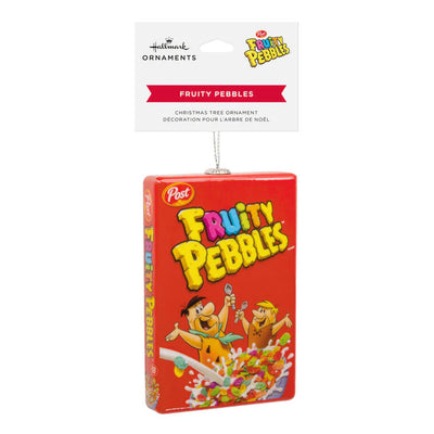 Post Flintstones Fruity Pebbles Cereal Shatterproof Ornament
