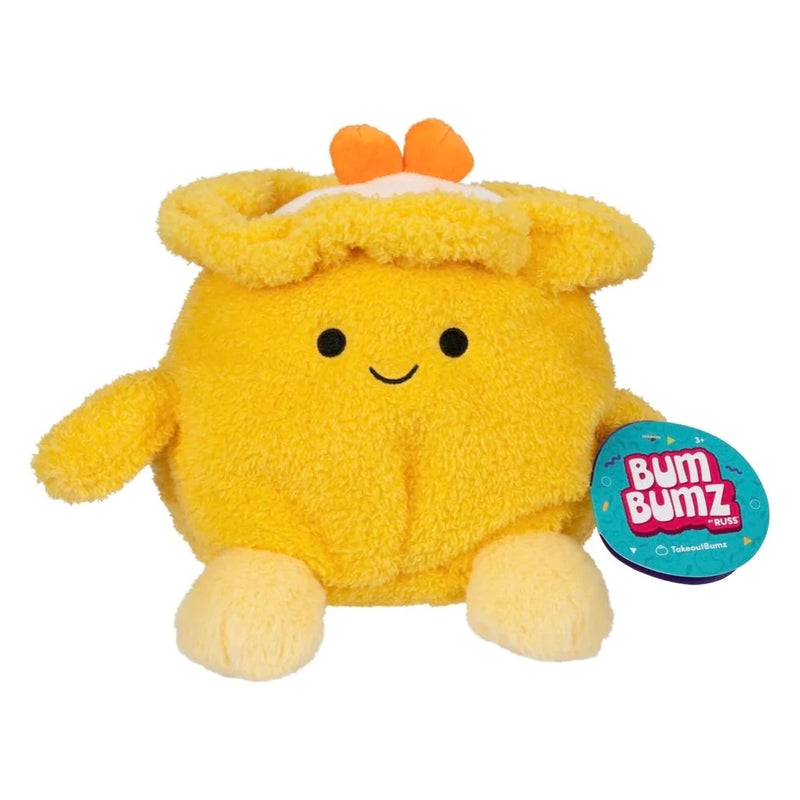 7.5-inch beanbag plush shaped like dim sum from the BumBumz TakeoutBumz collection, perfect for sensory and fidget play.

