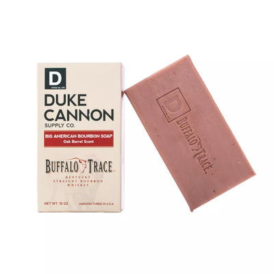 "Duke Cannon Supply Co." and "Buffalo Trace