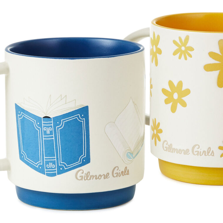 Gilmore Girls Lorelai and Rory Stacking Mugs, Set of 2