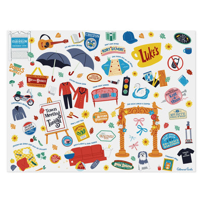 Gilmore Girls Memorable Moments Oversized Throw Blanket, 80x60