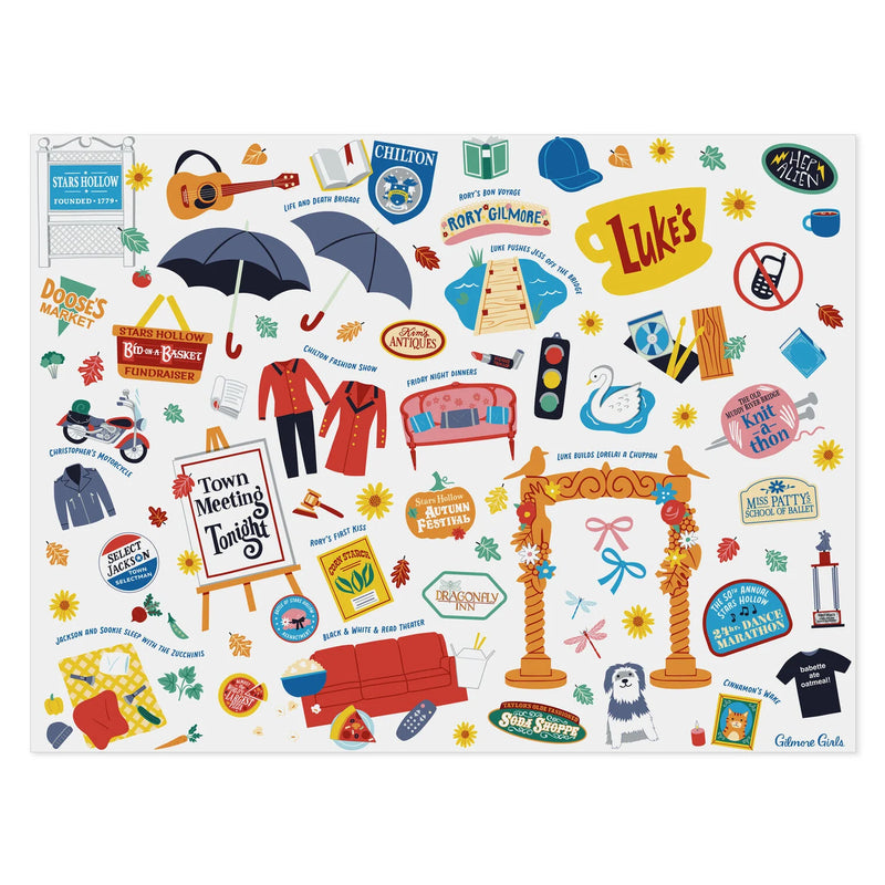 Gilmore Girls Memorable Moments Oversized Throw Blanket, 80x60