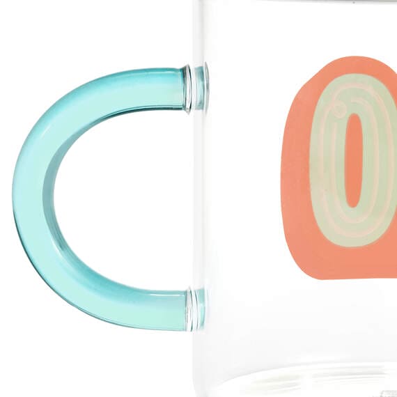 Glass 40th Birthday Mug, 17.5 oz.