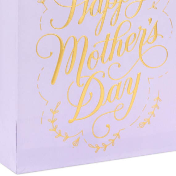 Hallmark 9.6" Gold Script on Lilac Medium Mother&