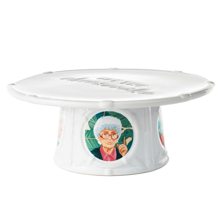 The Golden Girls “Get the Cheesecake” Cake Stand