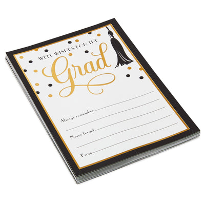 Grad Advice and Well Wishes Note Cards, Pack of 25