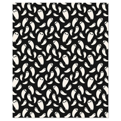 Grinning Ghosts Throw Blanket, 50x60