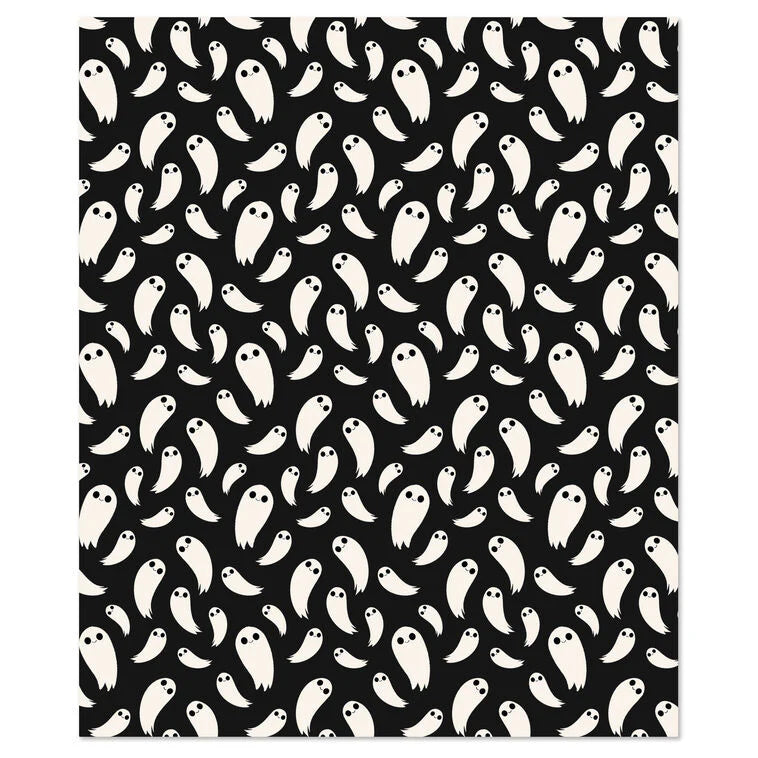 Grinning Ghosts Throw Blanket, 50x60