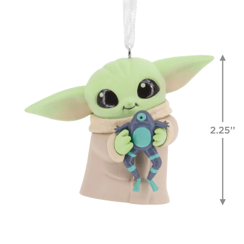Star Wars: The Mandalorian™ Grogu™ With Frog Ornament