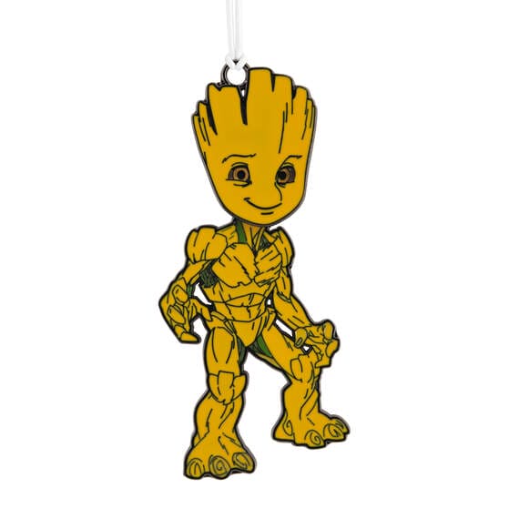 Marvel Groot Moving Metal Ornament