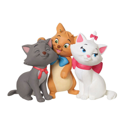 Berlioz, Toulouse, and Marie from Disney’s The Aristocats sit together in this 55th anniversary Hallmark Keepsake ornament.
