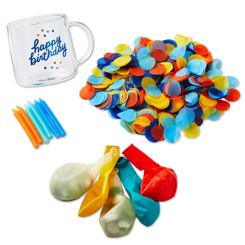 Happy Birthday Glass Mug Party Kit