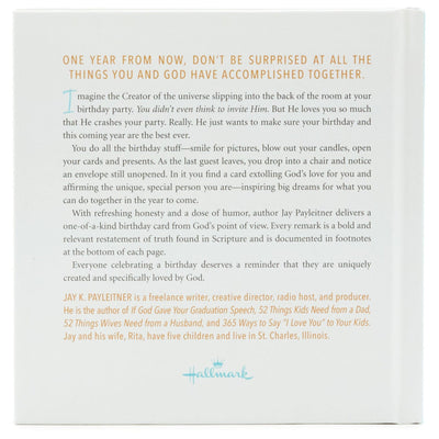 If God Wrote Your Birthday Card book, offering heartfelt and personalized birthday messages filled with God's love and encouragement.

